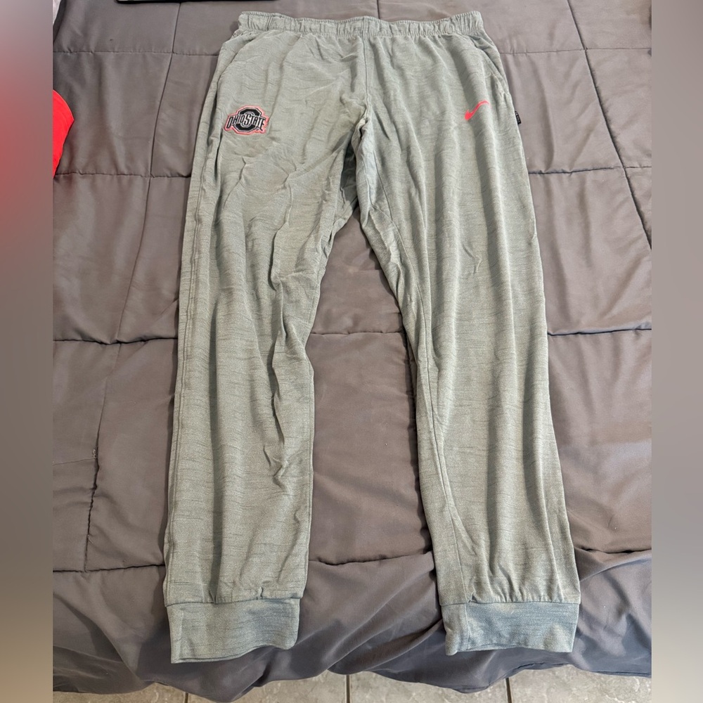 Ohio State Nike Grey and Red Pants